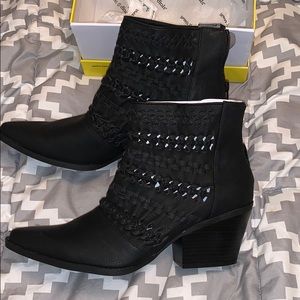 NIB BLACK BOOTIES SIZE 10 - $8 BLOWOUT SALE